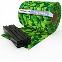 ELONEO Sichtschutzstreifen ELONEO Sichtschutzstreifen für Doppelstabmattenzaun - 35 m x 19 cm, (1-St)