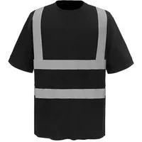 YOKO Warnschutz-Shirt Herren Hi Vis sicherheits T-Shirt EN ISO 20471 bis 6XL