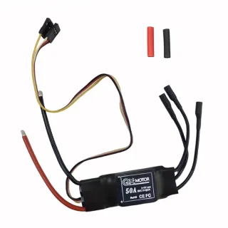 QX-MOTOR 50A 3-4S Brushless ESC with 5V/5A BEC for RC Airplane Fixed Wing