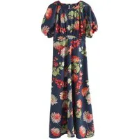 Next Midikleid Midikleid mit Puffärmeln (1-tlg)