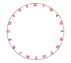 Precise 180 OnePiece Lasercut Zahlenring