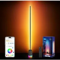 Neewer LED Stehlampe NF06 Smart LED Stehlampe, 1500lm RGBCW, mit Alexa Google App Steuerung, 2700K bis 6500K, Musik Sync, 16 Millionen Farben, Ambientebeleuchtung für Wohnzimmer