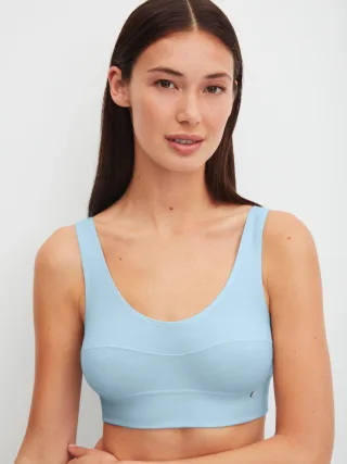 CALIDA - DAMEN Bustier cascade blue - Gr. - M