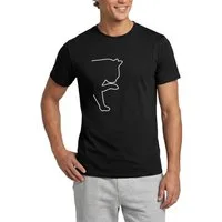 Spreadshirt T-Shirt Katzen Silhouette Männer T-Shirt (1-tlg)