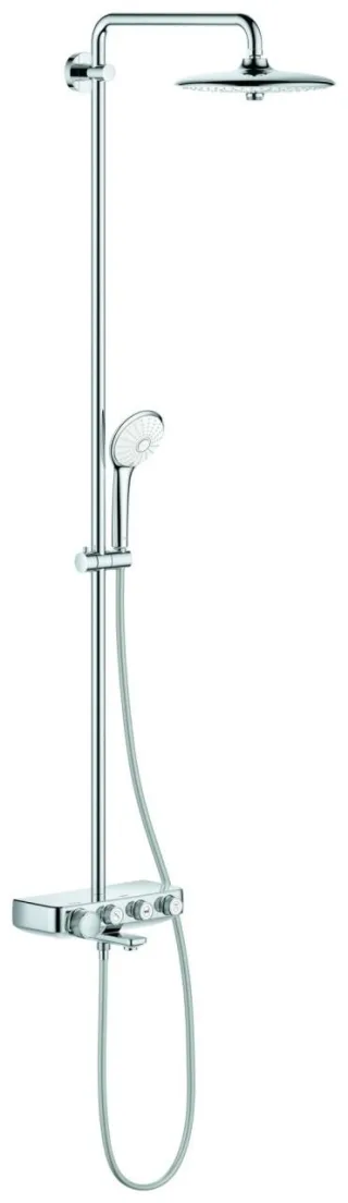 GROHE Duschsystem Euphoria SmartControl 260 Mono 26510 mit Wannen-THM chrom, 26510000 26510000