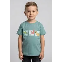 Blue Seven T-Shirt Basic-Schnitt, ohne Verschluss, bedruckte und unifarbene Optik