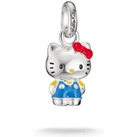 THOMAS SABO Charm-Einhänger THOMAS SABO ♡ Hello Kitty Charm klassisch blau - Connect, Emaille