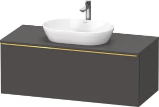 Duravit D-Neo Konsolenwaschtischunterbau wandhängend Graphit Matt 1200x550x459 mm - DE4949034490000 DE4949034490000