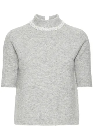 ICHI - Pullover - Ihmacon grau - Gr. - XS