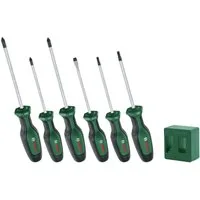 Bosch Home & Garden Schraubendreher 1600A02W7L, (Set), 6-tlg., mit Magnetisierer