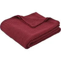 Wohndecke Phelon, OTTO home, 100% Baumwolle, Trendiges Strickmuster, 130 × 170 cm, 540 g/m², weich
