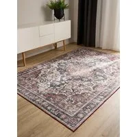 benuta Teppich George, rechteckig, Höhe: 5 mm, Vintage-Look, Kurzflor, Teppich Wohnzimmer, Schlafzimmer, Waschbar