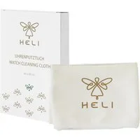 HELI 113041OT Pflegetuch (Mikrofaser, 40x40 cm, Quarzuhr, Armbanduhr, Reinigung, Edelstahlarmband, Putztuch)