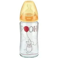 NUK Babyflasche NUK First Choice Babyflasche, Glasflasche 240ml rosa