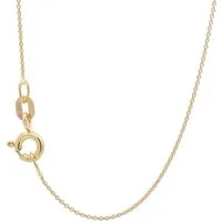HOPLO Goldkette Goldkette Ankerkette Länge 36cm - Breite 0,8mm - 585-14 Karat Gold, Made in Germany