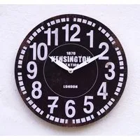 LB H&F Lilienburg Wanduhr Uhr Wand Küche Vintage Wanduhr große Ziffern analog Wanddeko