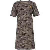 Medaillon Nachthemd Modisches Damen Schlafshirt Kurzarm (1-tlg) Modisches Design