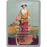 Postkarte Das Glück auf zwei Rädern: Die Lust, mit dem Fahrrad zu fahren