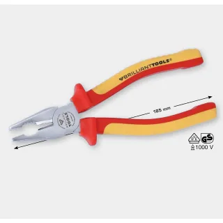 Brilliant Tools VDE Kombizange, 185 mm - BT068011