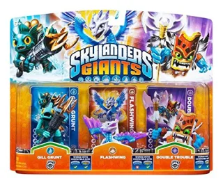 Skylanders: Giants - Triple Pack D: Flashwing Gill Grunt Double Trouble