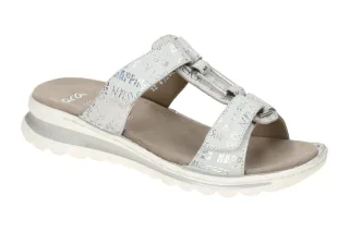 ara 12-47206 13 TAMPA-S Damen Pantoletten Grau nebbia HighSoft Fu?bett