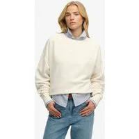 Superdry Sweatshirt ESSENTIAL LOGO CREW aus Baumwolle und Sweatware, Oversize Passform, mit Rundhalsausschnitt