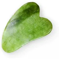 shapevital.de Massagestein Gua Sha Massagestein für gezielte Entspannung im Gesicht, handgefertigt und poliert für optimales Gleiten