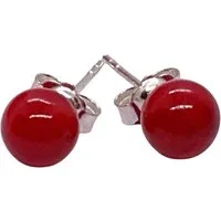 Steinfixx® Paar Ohrstecker 925 Silber Edelstein Perlen Ohrringe - Handmade (zeitlose Eleganz immer dabei, 1-tlg., verschiedene Varianten), incl. Geschenkbox