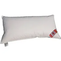 KÜNSEMÜLLER Daunenkissen Canada Daunenkissen 3-Kammer Kissen 40x80 cm Xclusive, Füllung: Daune Federn, Rückenschläfer, Seitenschläfer, 3 Kammer Kissen