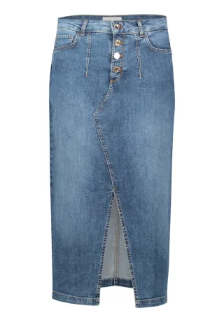 CARTOON - Jeansrock blau - Gr. - 34