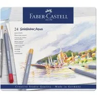 Faber-Castell Aquarellstifte Faber-Castell Goldfaber Aqua Aquarellfarbstift - 24-Metalletui