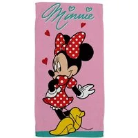 Disney Minnie Mouse Strandtuch Badehandtuch – Hautfreundliches & strapazierfähiges Handtuch 70x140 cm