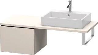Duravit L-Cube Unterschrank für Konsole Taupe Supermatt 520x547x400 mm - LC583208383 LC583208383