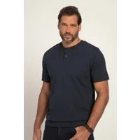 JP1880 T-Shirt Henley Bauchfit Halbarm Rundhals
