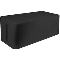 LogiLink Kabelführung, Kabelbox groß schwarz, 407 x 157 x 133,5 mm