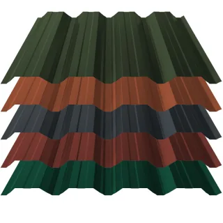 Trapezblech T50 | Wand | 0,63 mm | Stahl | 25 µm Polyester