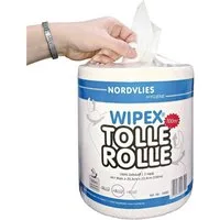 WIPEX Papierhandtuch, 2-lagig, Zellstoff, Rolle, 20,3x22,4 cm, hochweiß, 447 Blatt