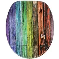 Sanilo WC-Sitz Rainbow, mit Absenkautomatik, hochwertig & modern, universell, leichte Montage