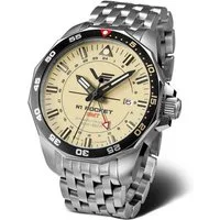Vostok Europe Automatikuhr Rocket N1 Herrenuhr – 46 mm Herrenuhr mit Edelstahlarmband 225A713B