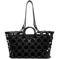 GINO ROSSI Handtasche Gino Rossi Damenhandtasche Schwarz Gino Rossi-EO-LDA3407B Schwarz