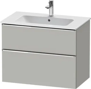 Duravit D-Neo Waschtischunterbau wandhängend Betongrau Matt 810x462x625 mm - DE4362010070000 DE4362010070000