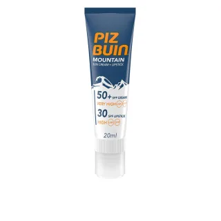 Mountain Spf50+ Sonnencreme 20 Ml + Lippenstift F20 2,3 ml