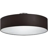 TRIO Leuchten Deckenleuchte Hotel, ohne Leuchtmittel, Deckenlampe Ã˜ 50 cm mit Stoff-Schirm, Leuchtmittel tauschbar