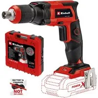 Einhell Akku-Trockenbauschrauber TE-DY 18 Li-Solo, 4000 U/min, Power X-Change, ohne Akku und Ladegerät, inkl. Koffer