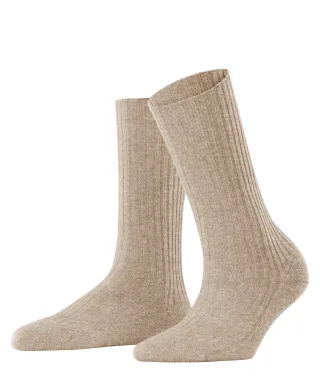 FALKE - FALKE Cosy Wool Boot Damen beige mel. - Gr. - 40.5