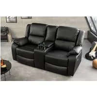 riess-ambiente TV-Sessel HOLLYWOOD 190cm schwarz - Kinosessel, Fernsehsessel, verstellbar (Einzelartikel, 1-St), modern mit Cupholder und Liegefunktion - ideal für Wohnzimmer oder TV
