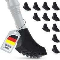 ECENCE Nordic-Walking-Stöcke 12x Gummipuffer für Nordic Walking Stöcke Pads