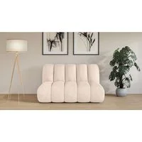 LeGer Home by Lena Gercke 2-Sitzer Priya Designersofa, moderne Steppung, auch in Bouclé, gemütlich und modern, B/T/H: 155/108/84 cm
