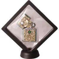 Zippo Feuerzeug Teal poliert Trick Golden Clover Limited Edition lighter neu