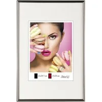 IDEAL TREND Bilderrahmen Photo Style Kunststoff Bilderrahmen Fotorahmen Wanddeko Collage Foto P, für 1 Bilder (1 St), Hochwertiger Kunststoffrahmen halbrunde Leiste Echtglas MDF-Rückwand